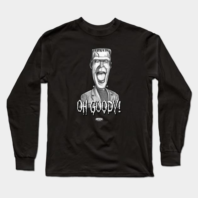 Herman Munster Long Sleeve T-Shirt by AndysocialIndustries